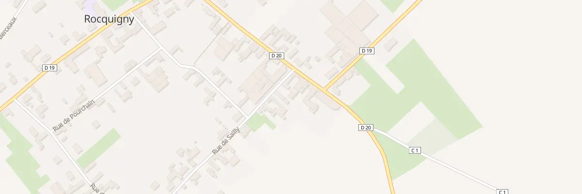 Plan du 2 Rue de Sailly à Rocquigny