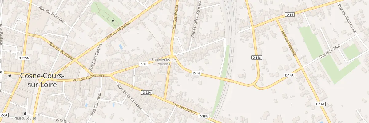 Plan du 50 Rue des Frères Gambon à Cosne-Cours-sur-Loire