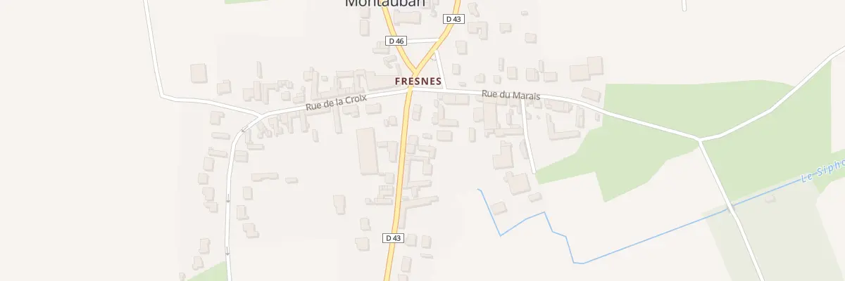 Plan du 4 Rue de Biache à Fresnes-lès-Montauban