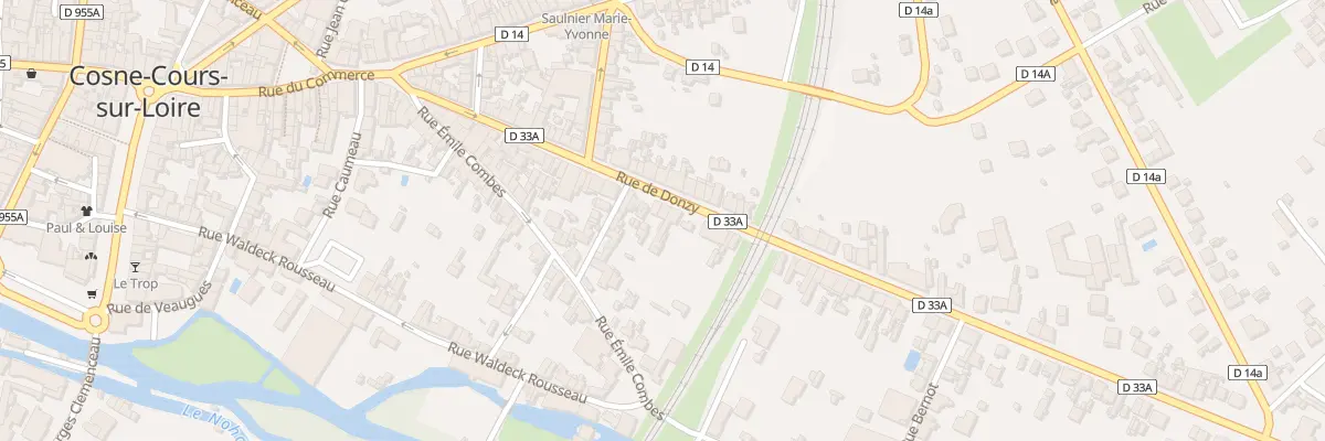 Plan du 68 Rue de Donzy à Cosne-Cours-sur-Loire