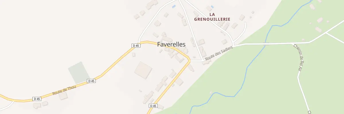 Plan du 6B Rte de Cosne à Faverelles