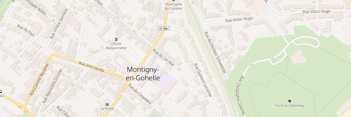 Plan du 11 Rue du 1er Mai à Montigny-en-Gohelle
