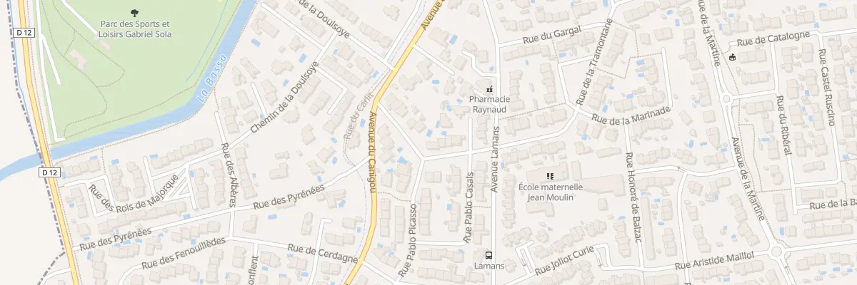Plan du 2 Rue Joan Claramunt à Bompas