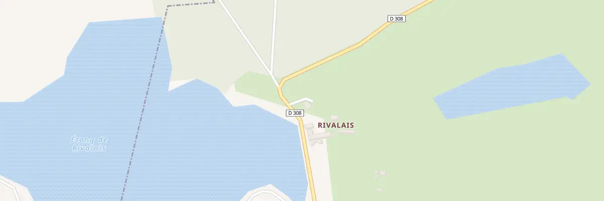 Plan du 1 Rivalais à Vernusse