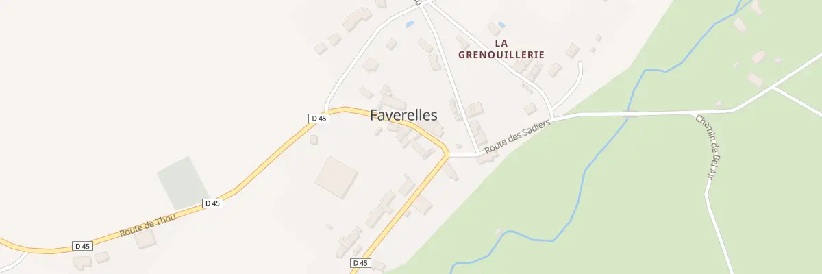 Plan du 6 Rte de Cosne à Faverelles