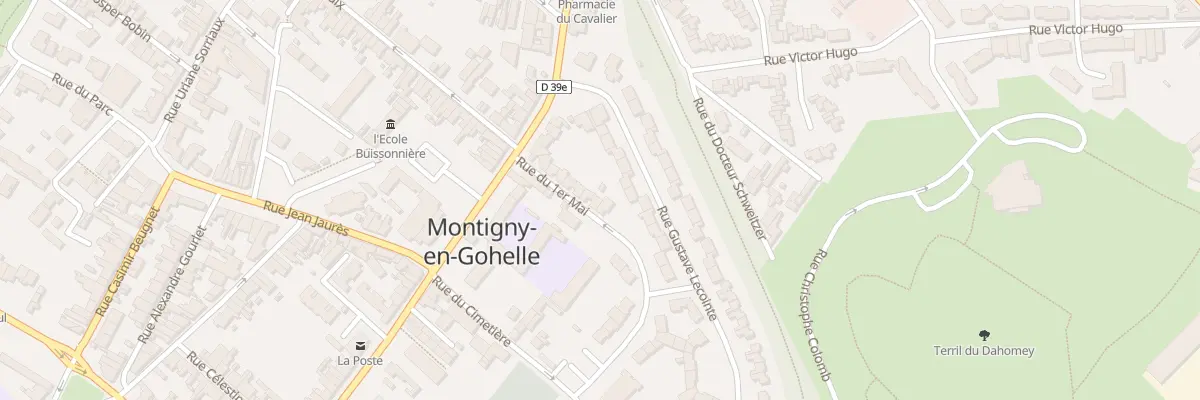 Plan du 13 Rue du 1er Mai à Montigny-en-Gohelle
