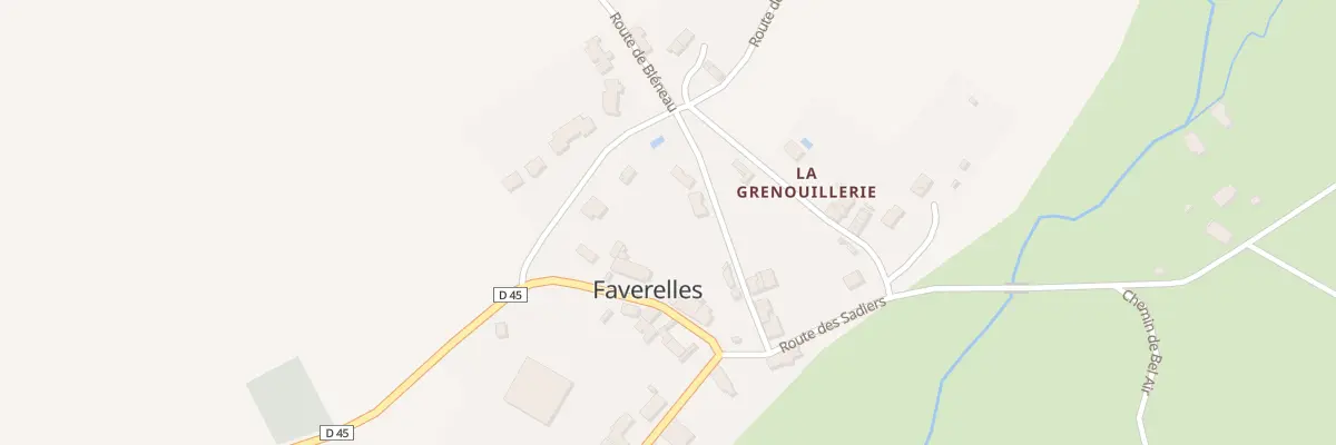 Plan du 5 Rte de Bleneau à Faverelles