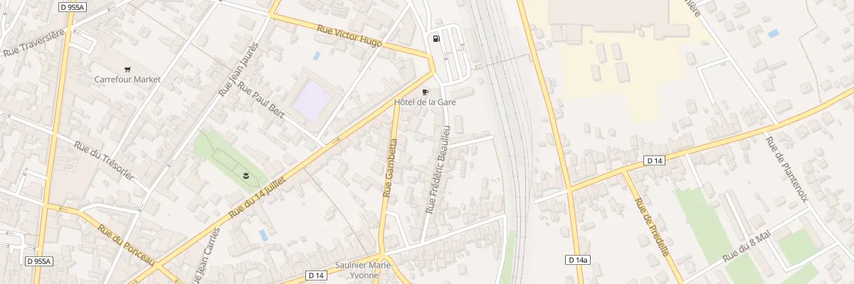 Plan du 46B Rue Gambetta à Cosne-Cours-sur-Loire