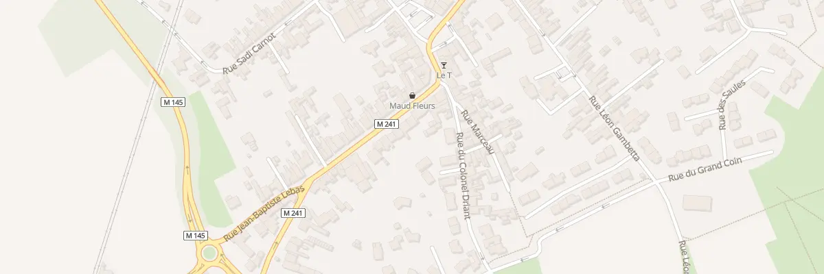 Plan du 1T Rue du Maréchal Foch à Wavrin