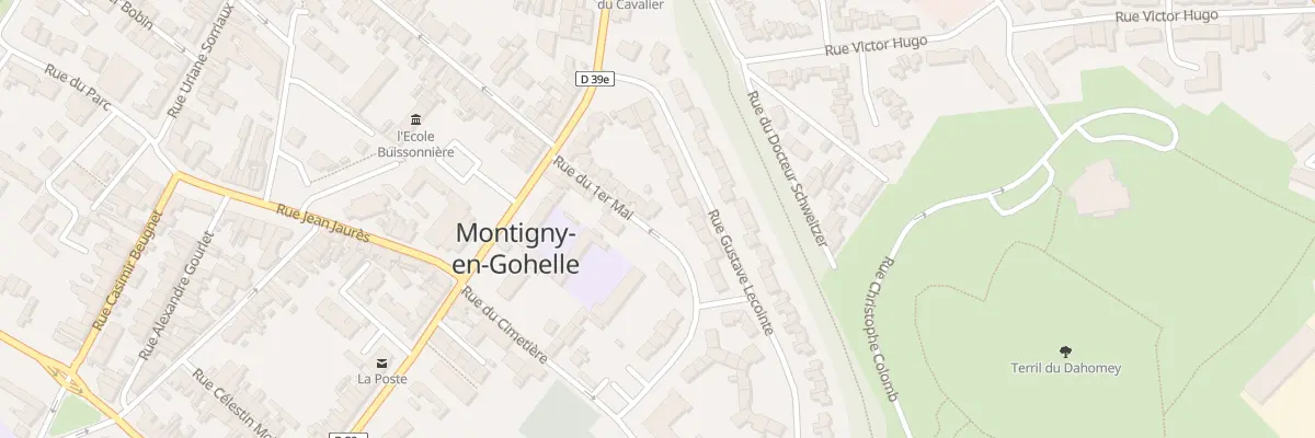 Plan du 15 Rue du 1er Mai à Montigny-en-Gohelle