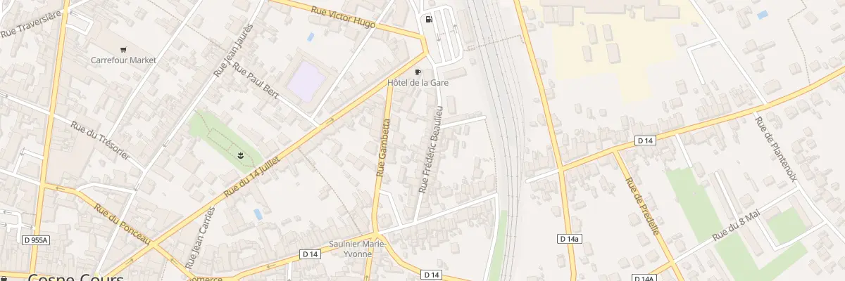 Plan du 15B Rue Frederic Beaulieu à Cosne-Cours-sur-Loire