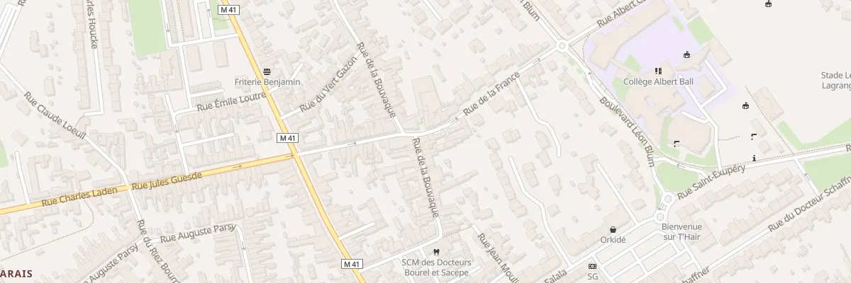 Plan du 52 Rue de la Bouvaque à Annœullin