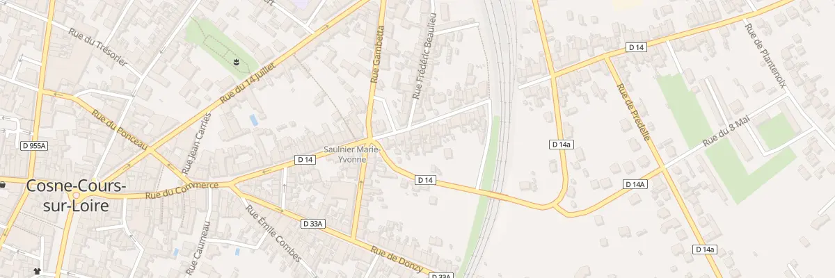 Plan du 56 Rue des Frères Gambon à Cosne-Cours-sur-Loire