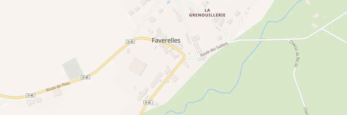 Plan du 8 Rte de Cosne à Faverelles
