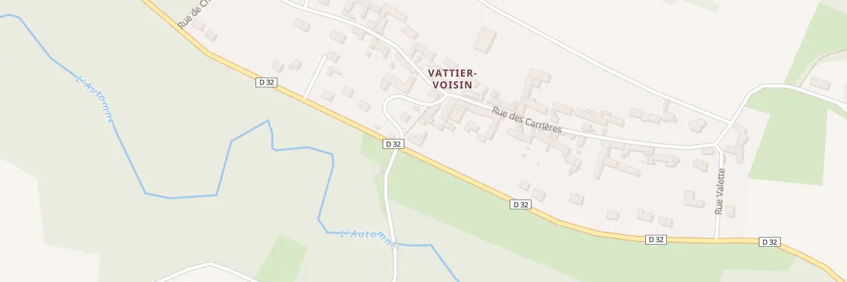 Plan du 16 Rue de la Vallée à Fresnoy-la-Rivière