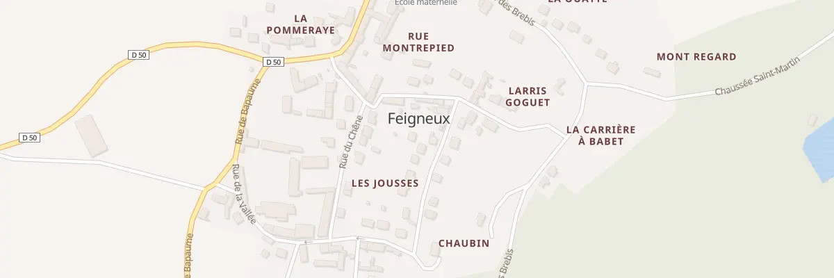 Plan du 4 Rue des Jousses à Feigneux