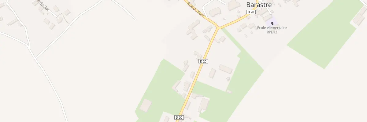 Plan du 4 Rue du Moulin à Barastre