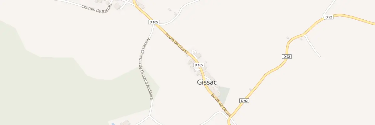 Plan du 5005 Gissac Haut à Gissac