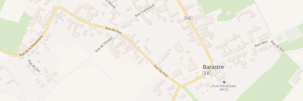Plan du 2B Rue du Fort à Barastre