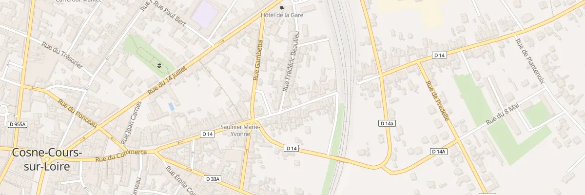 Plan du 81 Rue des Frères Gambon à Cosne-Cours-sur-Loire