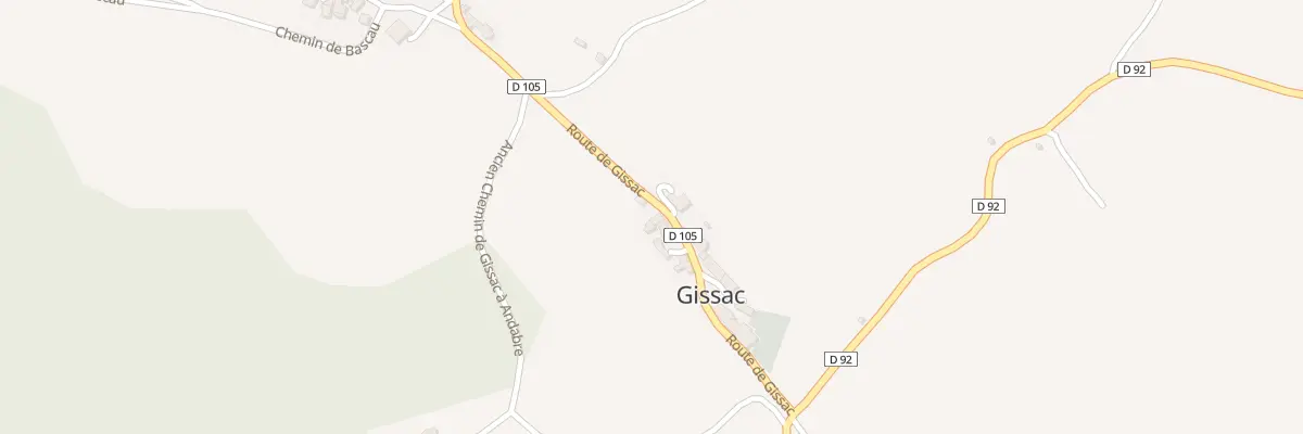 Plan du 5004 Gissac Haut à Gissac