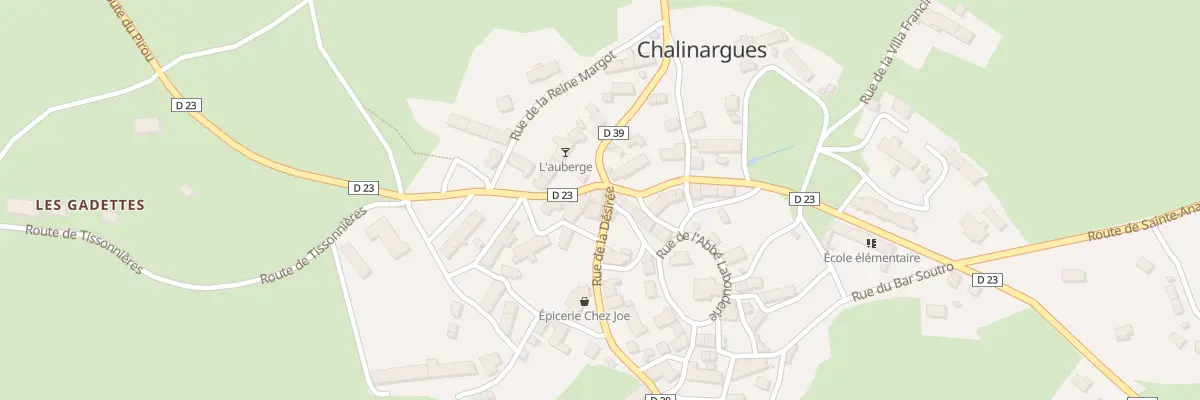 Plan du 5053 Le Bourg à Chalinargues