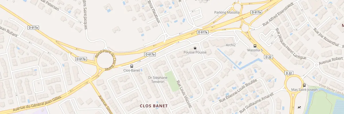 Plan du 94 Rue Louis Visconti à Perpignan