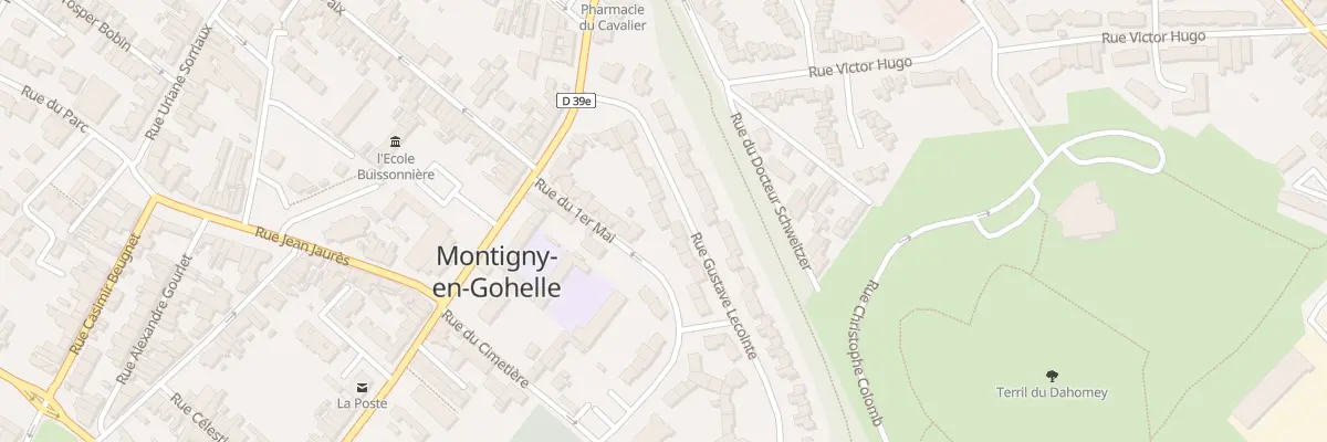 Plan du 16 Rue Gustave Lecointe à Montigny-en-Gohelle
