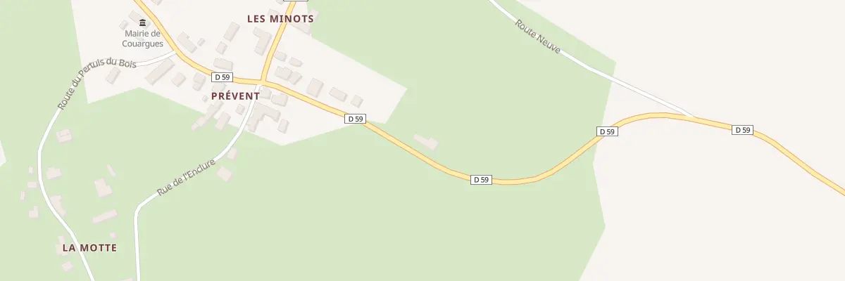 Plan du 12 Les Rouilleres à Couargues
