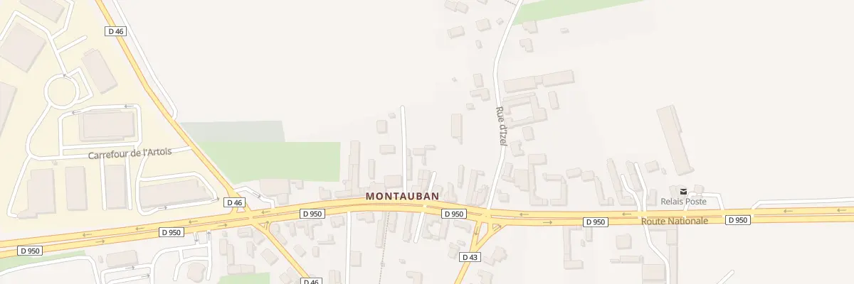 Plan du 29 Rte Nationale 50 à Fresnes-lès-Montauban