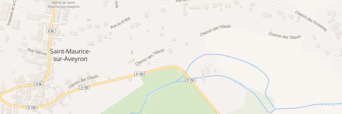 Plan du 280 Che des Tilleuls à Saint-Maurice-sur-Aveyron