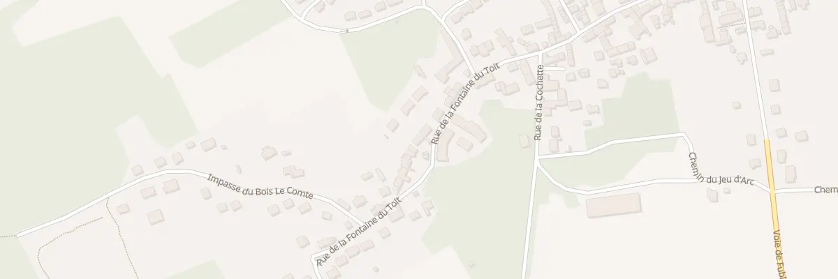 Plan du 74A Rue de la Fontaine du Toit à Fublaines