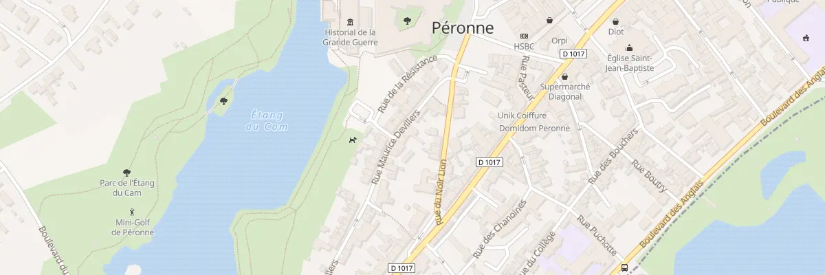 Plan du 9 Rue Maurice Devillers à Péronne