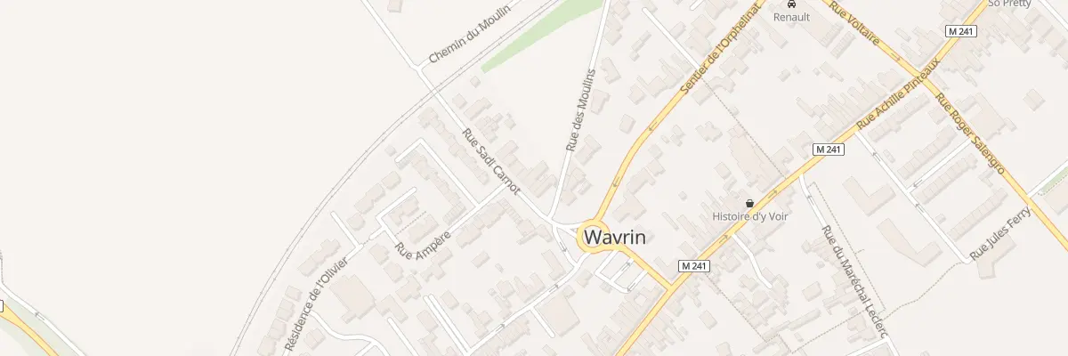 Plan du 70 Rue Sadi Carnot à Wavrin