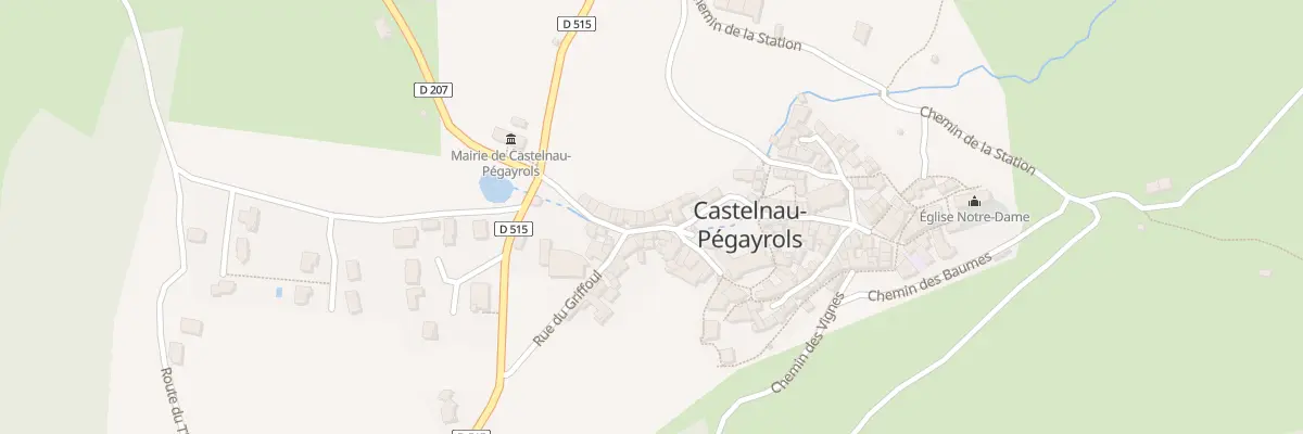 Plan du 5012 Castelnau à Castelnau-Pégayrols