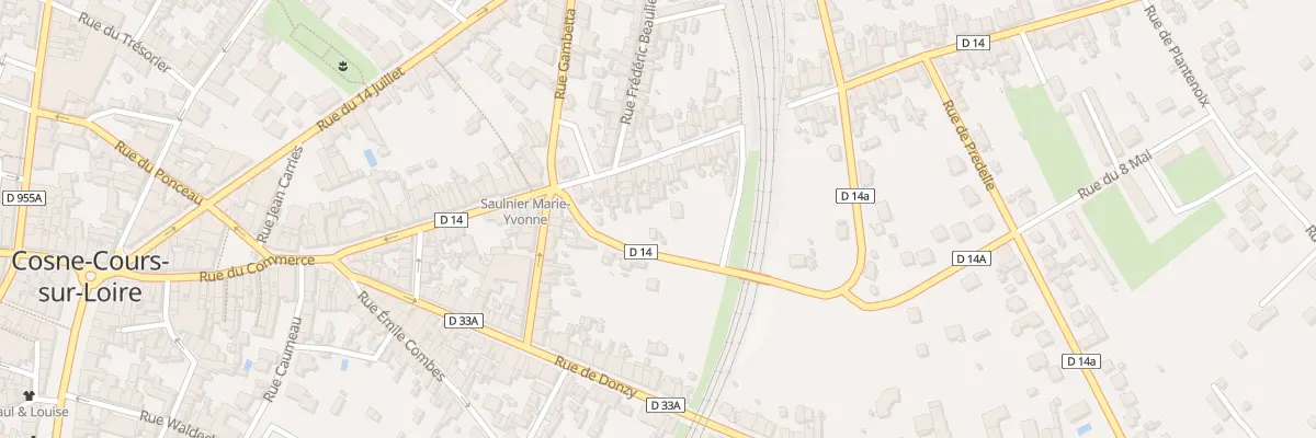 Plan du 68A Rue des Frères Gambon à Cosne-Cours-sur-Loire