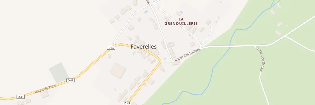 Plan du 7 Rte de Cosne à Faverelles