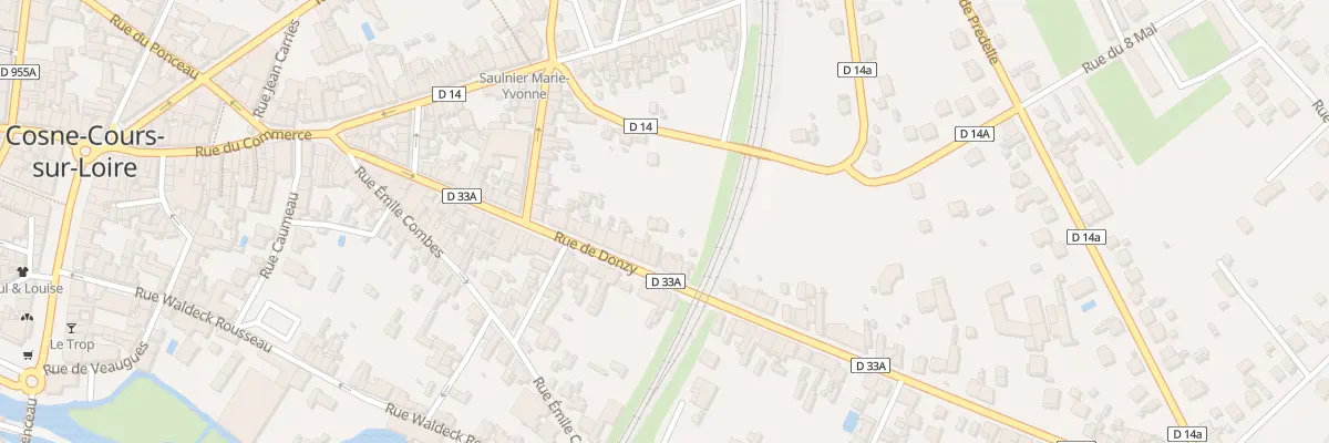 Plan du 55 Rue de Donzy à Cosne-Cours-sur-Loire
