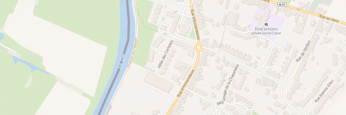 Plan du 3 All des Cerisiers à Frelinghien