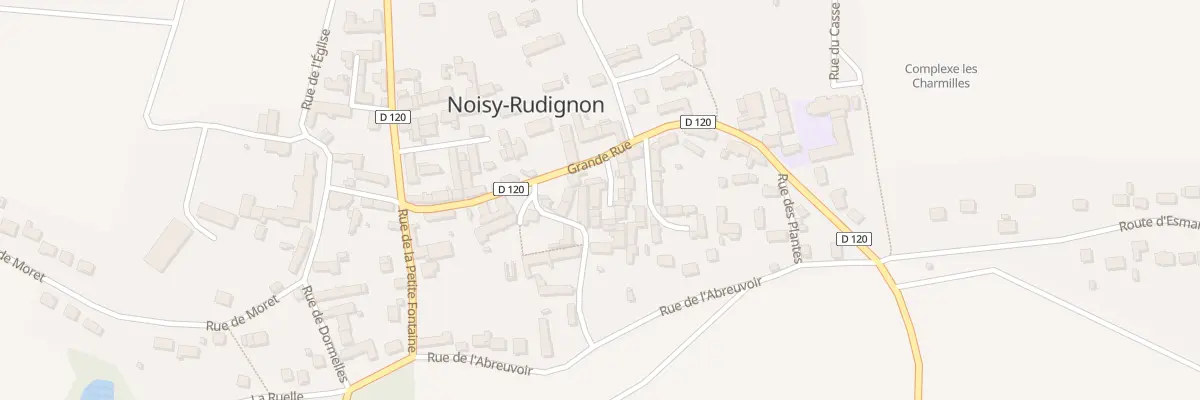 Plan du 4 Imp Grande Cour à Noisy-Rudignon