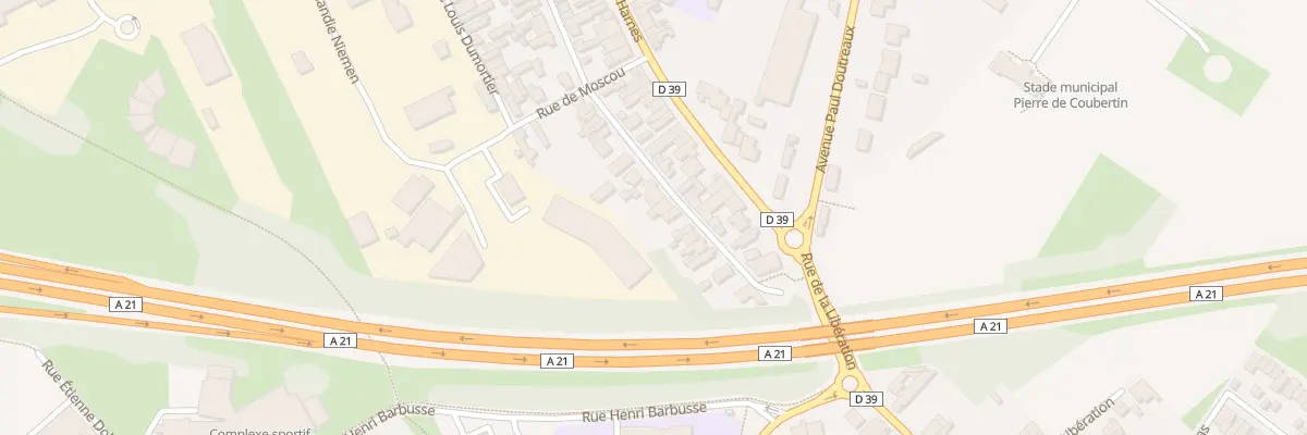 Plan du 25 Rue Lénine à Montigny-en-Gohelle