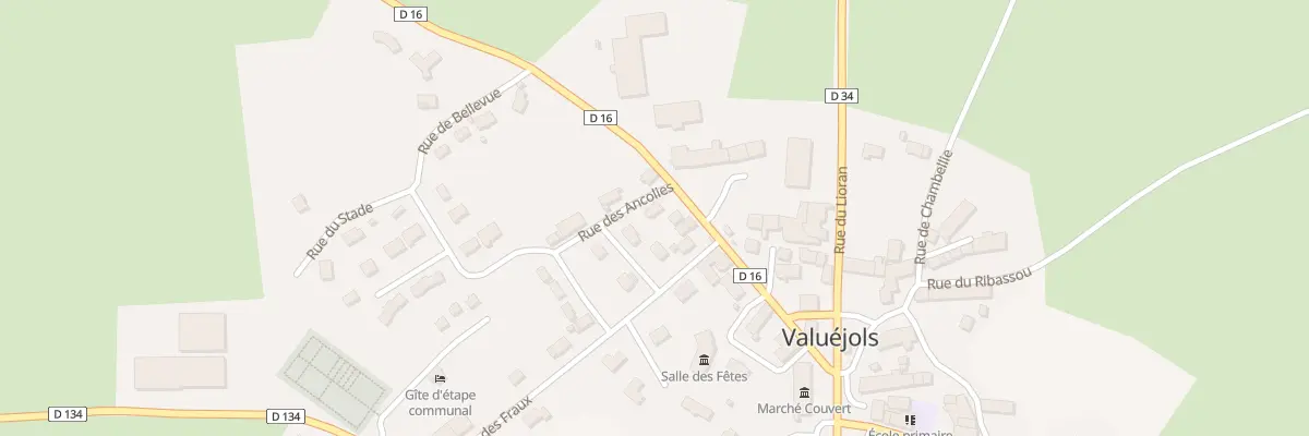 Plan du 11 Rue du Plomb du Cantal à Valuéjols