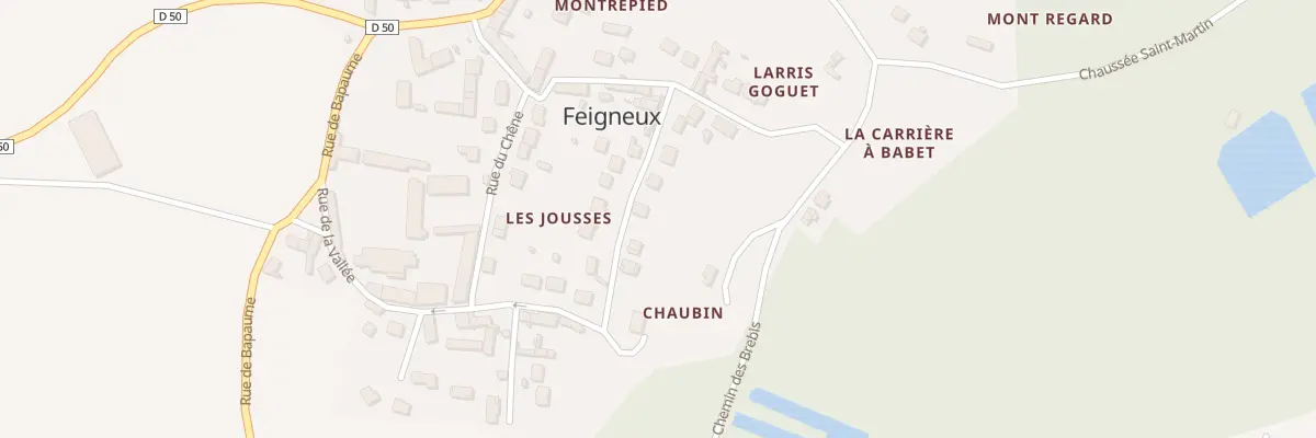 Plan du 7 Rue des Jousses à Feigneux