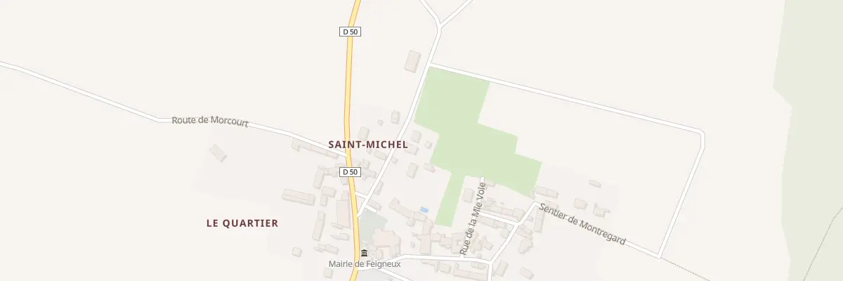 Plan du 12 Rue St Michel à Feigneux
