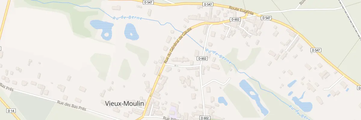 Plan du 4 Che des Meuniers à Vieux-Moulin