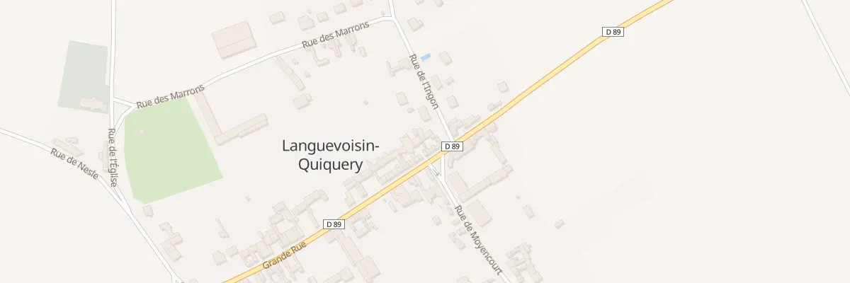 Plan du 3 Rue de Vaux à Languevoisin-Quiquery