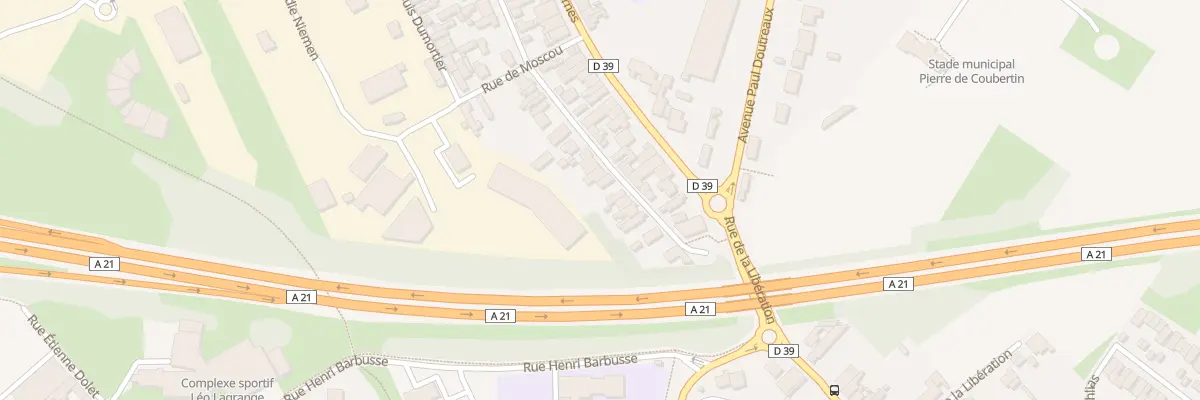 Plan du 21 Rue Lénine à Montigny-en-Gohelle