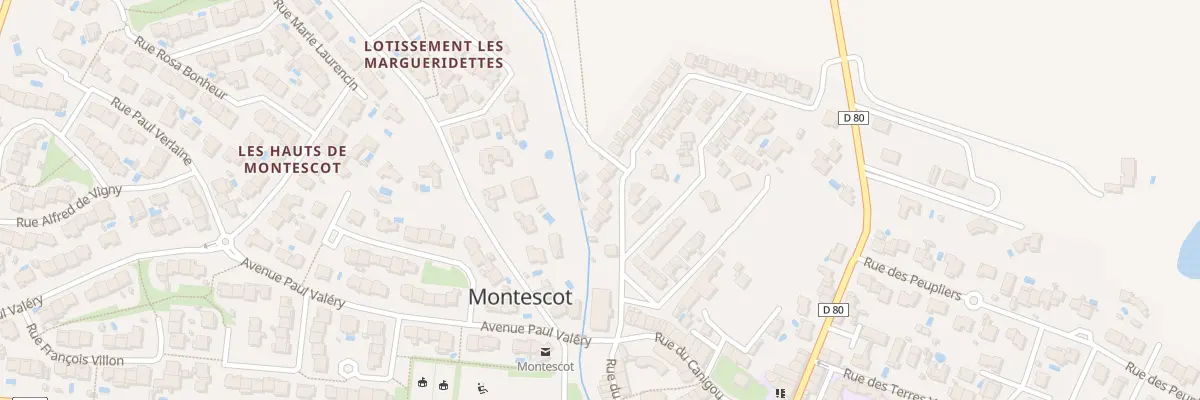 Plan du 151 La Close Sud à Montescot