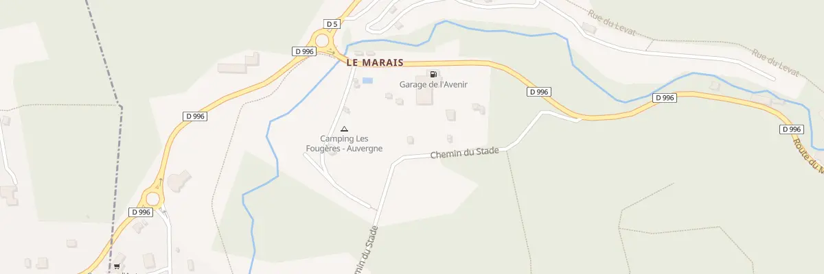 Plan du 5081 Les Sareres à Murol