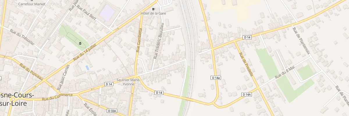 Plan du 99 Rue des Frères Gambon à Cosne-Cours-sur-Loire